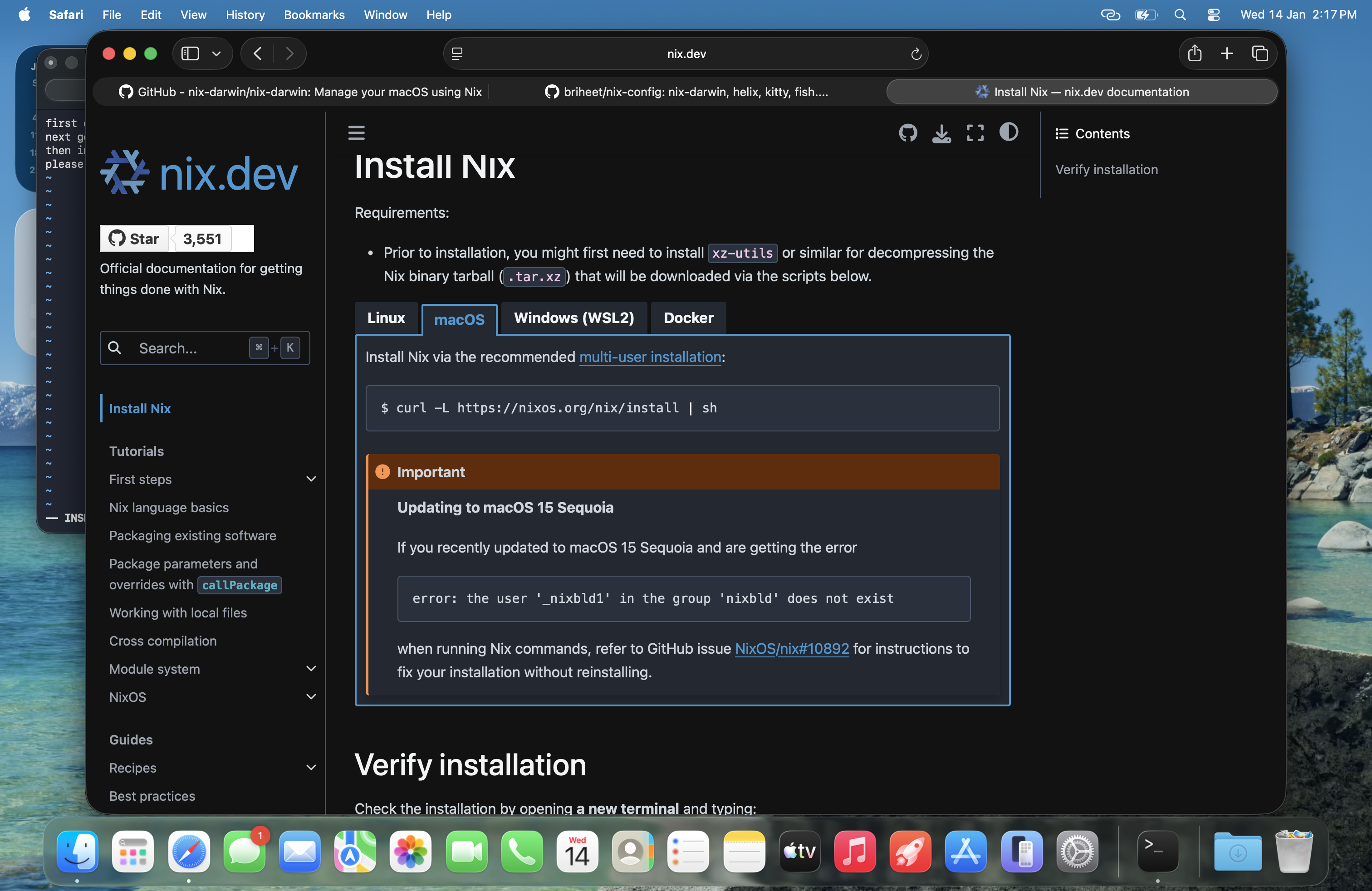 Install Nix